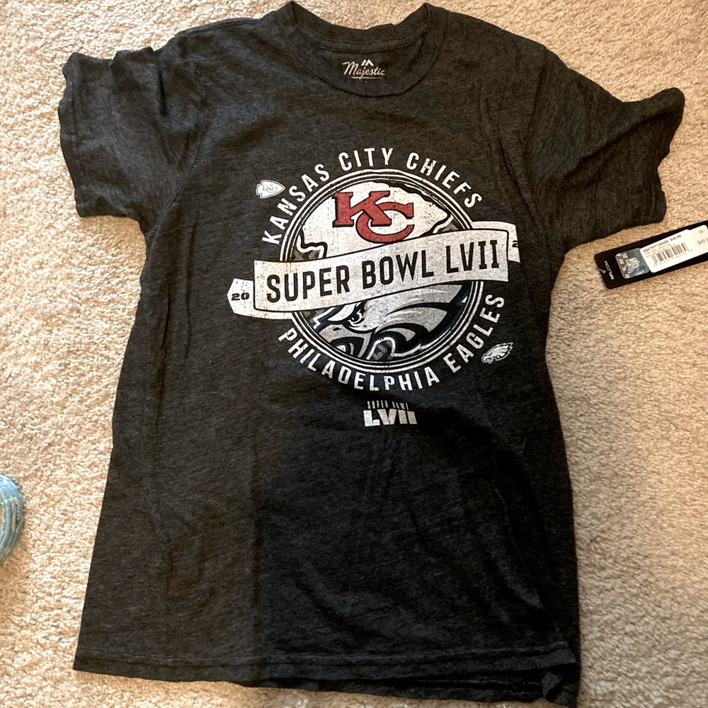 Kansas City Philadelphia Eagles Super Bowl t shirt NWT